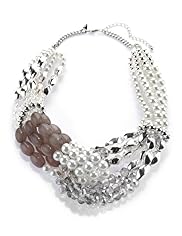 Per Una Faux Pearl Glass Knot Necklace