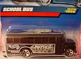 IMAGE OF Mattel Hot Wheels 1999 1:64 Scale Black School Bus Die Cast Car Collector #1055