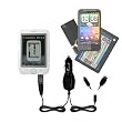 Double Car Charger with tips including a tip for the Netronix Bookeen Cybook Opus - uses Gomadic TipExchange Technology