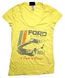 Ford Mustang Dash Of Class Junk Food Vintage Style Soft Juniors Babydoll T-Shirt Tee