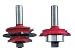 Freud 99-280 Recoverable Bead Glass Door Bit Set (Quarter Round Profile)