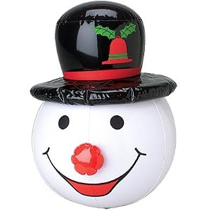 Large Festive Inflatable Snowman Christmas Decoration