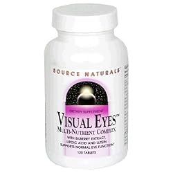 Source Naturals Visual Eyes, 120 Tablets