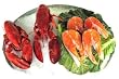 Lobster and Salmon Lover, 2 Lobsters and 4 Salmon Steaks