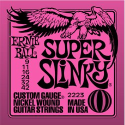 Ernie Ball Super Slinky String Set (9 - 42)