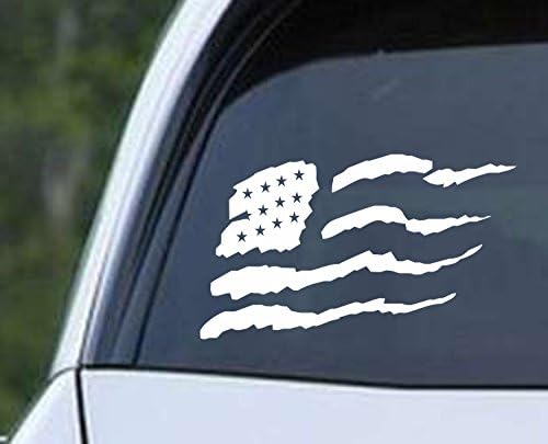 American Flag Die Cut Vinyl Decal Sticker