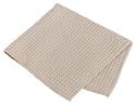 Aquis Microfiber Washcloth, Waffle, Linen (Pack of 3)