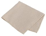 Aquis Microfiber Washcloth, Waffle, Linen (Pack of 3)