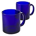 Classic Coffee Mugs Set of 12 - Cobalt