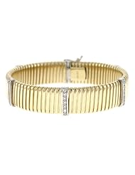 14KY Goose Neck Drilled Holes 8.5MM Bracelets Length = 7.5