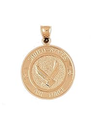 CleverEves 14K Gold Pendant Military Inspired 9.7 - Gram(s)