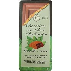 Chocolate soap! Nesti Dante, Florence, Italy. 200 gr each (7 oz), Mint