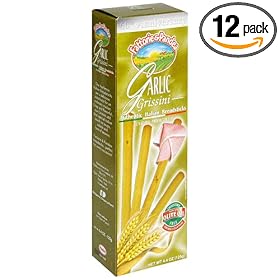 F and P Breadsticks, Garlic, 4.4-Ounce Boxes (Pack of 12) by F&P