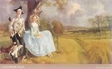 Mr and Mrs Andrews -  about 1750 art print by Thomas Gainsborough, 80cm x 50cm