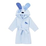 Infant Boys' Just One Year Hooded Bathrobe - Blue