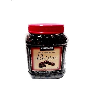 Signature's Milk Chocolate, Raisins, 54 Ounce