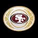 Search : San Francisco 49ers Gold and Silver Toned NFL Logo Buckle