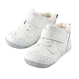 MIKIHOUSE(ミキハウス)ウィングチップ ファーストベビーシューズ 12cm,白