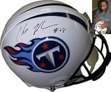 Chris Johnson Autographed/Hand Signed Tennessee Titans Full Size Replica Helmet