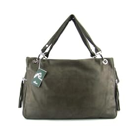 NARDELLI Italian Made Designer Handbag Laptop Case Bag in Black, Camel, Gray or Purple Leather