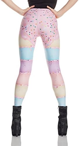 Bombsheller Women's Leggings #CakeWalk Large Pink