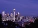 A Dusk View of the Seattle Skyline - Majestic 16x20 Photographic Print By Carol M. Highsmith