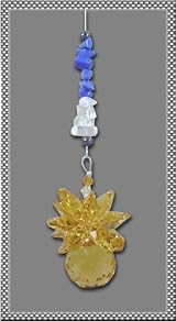 Yellow Crystal Suncatcher