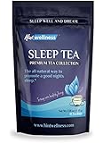 Sleep Tea - Natural Sleep Aid With Valerian Root and Chamomile - Herbal Sleep Aid Tea By Hint Wellness - 18 Tea Bags - 45 g