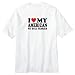 T-Shirt White  Love My American Pit Bull Terrier  Dog