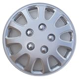 102 Series 14 Silver ABS Plastic Universal Replacement Wheelcovers