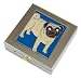 pug34  - Fawn Pug Pill Box Large
