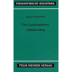 �ber Gegenstandstheorie / Selbstdarstellung. Selbstdarstellung