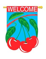 Cherries Flag Indoor/Outdoor 28" x 44"