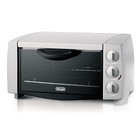 DeLonghi EO1200W Large-Capacity 6-Slice Toaster Oven, White