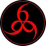666 Satanic Black Metal Obscenitease Bumper Sticker Vinyl Decal