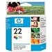 HP 22 Tri-Color Inkjet Print Cartridge - SN-10355