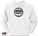 POKERKING - Ich suche keinen Trottel am Tisch. Ich suche einen Champion, um ihn zum Trottel zu machen. Kapuzen-Sweat-Shirt