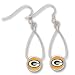 Green Bay Packers French Loop Earrings