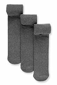 3 Pairs of Plain Stretch School Tights