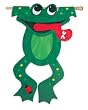 Frog Garden Flag