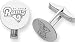 Sterling Silver NFL St. Louis Rams Logo Cuff Links