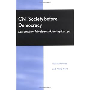 Civil Society Before Democracy