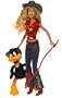 Looney Tunes Back in Action Barbie Loves Daffy Duck El Pato Lucas Patolino with 6" Plush Daffy Duck and Barbie in Western Outfit (2003)