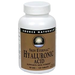 Source Naturals Skin Eternal Hyaluronic Acid, 50mg, 120 Tablets