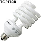 Topstar CFLT 4MS-42W 42 Watt (150 Watt equivalent) Energy Saving Warm White Spiral Light Bulb 2700k