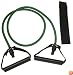 SPRI ES500R Xertube Resistance Band with Door Attachment and Exercise Charts (Green, Light)