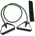 SPRI ES500R Xertube Resistance Band with Door Attachment and Exercise Charts (Green, Light)
