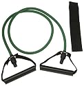 SPRI ES500R Xertube Resistance Band with Door Attachment and Exercise Charts (Green, Light)