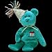 TY Beanie Baby - DECEMBER the Teddy Birthday Bear (w/ hat)