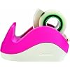 Scotch Tischabroller inklusiv 1 Rolle Scotch Magic Klebeband, 19 mm x 15 m, pink